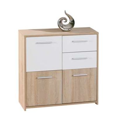 Dressoir Eboli - bruin - 77x77x30 cm - Leen Bakker