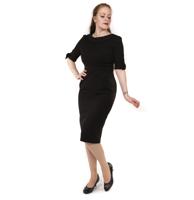 Hollywood Dress 3/4 Sleeve, Black-44 (NL)/ 16 (UK)