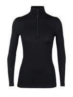 Icebreaker 200 Oasis LS Half Zip Pully Dames Black S