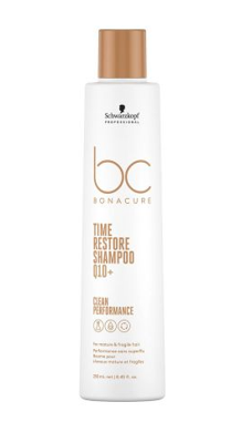 Schwarzkopf BonaCure Clean Performance Time Restore Shampoo Q10+ 250ml | Voor Shampoo Zonder Siliconen