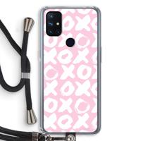 XOXO: OnePlus Nord N10 5G Transparant Hoesje met koord - thumbnail