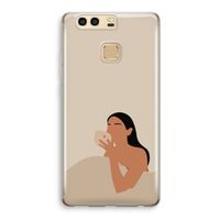 Fresh coffee: Huawei P9 Transparant Hoesje