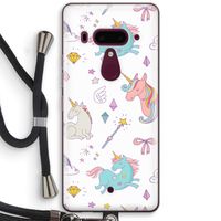 Fantasiewereld: HTC U12+ Transparant Hoesje met koord