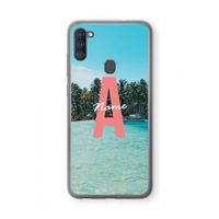 Pacific Dream: Samsung Galaxy A11 Transparant Hoesje