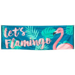 Banner 'Let's Flamingo' Hawaii