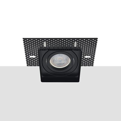 Philips LED trimless spot kantelbaar GU10 4.9Watt vierkant ZWART dimbaar