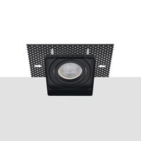 Philips LED trimless spot kantelbaar GU10 4.9Watt vierkant ZWART dimbaar