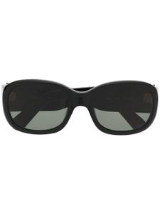 Lesca lunettes de soleil Yves 21 à monture rectangulaire - Noir