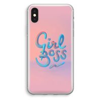 Girl boss: iPhone XS Transparant Hoesje