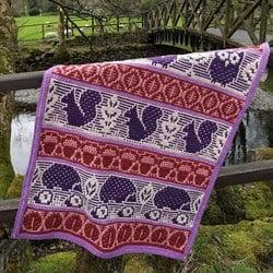 Flora&apos;s Fauna CAL Highland Heathers DK Garenpakket Glen Large