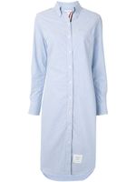 Thom Browne robe-chemise Oxford mi-longue - Bleu - thumbnail