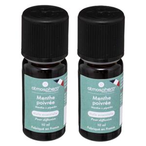 Geurolie pepermunt/mint 10 ml - 2x - Smudgen - Huisparfum navulling - Aromatische Etherische olie