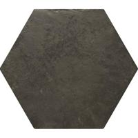 Zyx Amazonia 220970 Vloertegel 320X368 Black 9Mm Mat R9