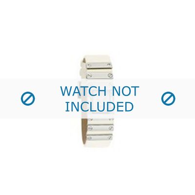 Horlogeband Dolce & Gabbana DW0348 Leder Beige 20mm