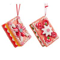 3.25 inch H Clay Dough Cookie Orna X 2. 5x5x10 cm kerstornament - Kurt s adler