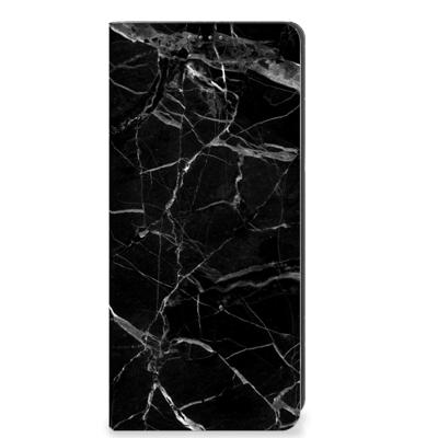 OPPO A78 | A58 5G | Standcase | Marmer Zwart - Origineel Cadeau Vader