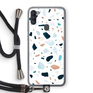 Terrazzo N°13: Samsung Galaxy A11 Transparant Hoesje met koord
