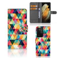 Samsung Galaxy S21 Ultra | Telefoon Hoesje | Geruit