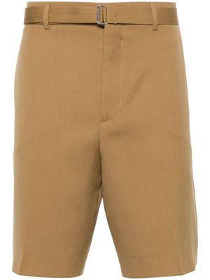 Lanvin short à pinces - Marron