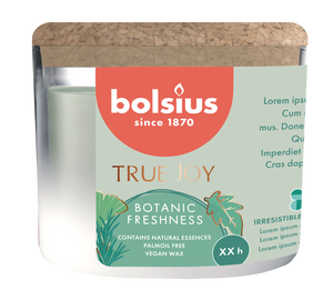 Geurglas met kurk 66/83 True Joy Botanic Freshness - Bolsius