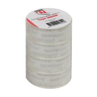 Plakband quantore 19mmx25m transparant | 12 stuks