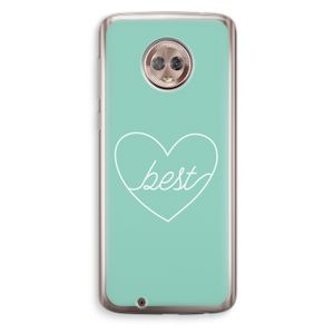 Best heart pastel: Motorola Moto G6 Transparant Hoesje