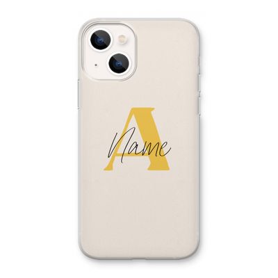 Amber Script: iPhone 13 mini Transparant Hoesje