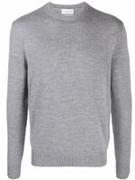Ballantyne pull en maille nervurée - Gris