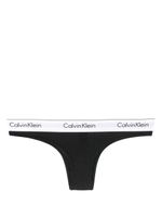 Calvin Klein string à bande logo - Noir