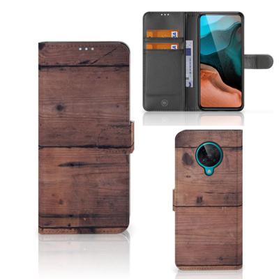 Xiaomi Poco F2 Pro | Book Style Case | Old Wood