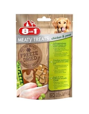 8in1 8in1 Meaty Treats Chicken/Peas 50g