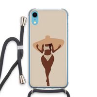 Let's get salty: iPhone XR Transparant Hoesje met koord