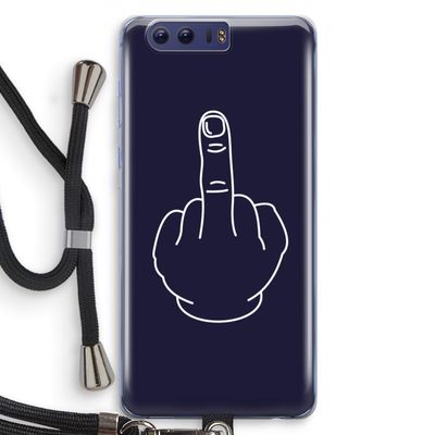 F**k U: Honor 9 Transparant Hoesje met koord