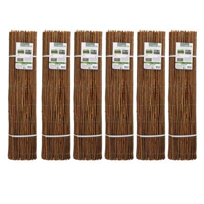 ProGarden Wilgscherm / wilgmat - 15 meter - bruin - tuinscherm / schutting