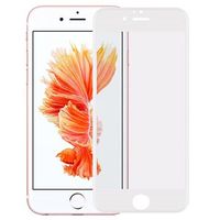 iPhone 6/6S Rurihai 4D schermbeschermer van gehard glas - 9H op ware grootte - Wit