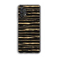 Gouden strepen: Samsung Galaxy A32 5G Transparant Hoesje