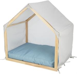 Trixie Hondenmand tent lias hout zand / blauw