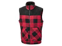 PARKSIDE Heren bodywarmer (S (44/46), Geruit/rood)