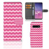 Samsung Galaxy S10 | Telefoon Hoesje | Waves Pink