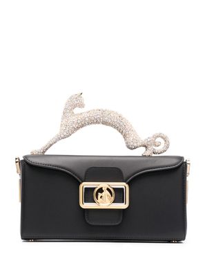 Lanvin sac à main à ornements strassés - Noir