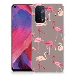 OPPO A93 5G TPU Hoesje Flamingo