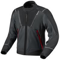 REV'IT! Airwave 4 jacket, Doorwaai motorjas heren, Zwart Antraciet