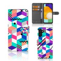 Samsung Galaxy A04s | Samsung Galaxy A13 5G | Book Case | Blokken Kleurrijk