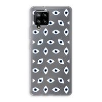 Eyes pattern: Samsung Galaxy A42 5G Transparant Hoesje Eyes pattern: Samsung Galaxy A42 5G Transparant Hoesje