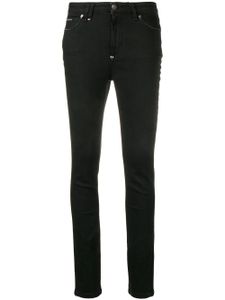 Philipp Plein jean skinny à effet usé - Noir