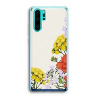 Wilde bloemen: Huawei P30 Pro Transparant Hoesje