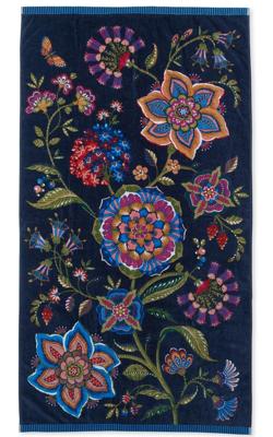 Pip Studio Pip Studio Viva la Vida Beachtowel - Donker Blauw 100x180 cm