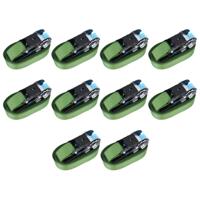 VidaXL Spanbanden 10 st 800 dan 6 m groen