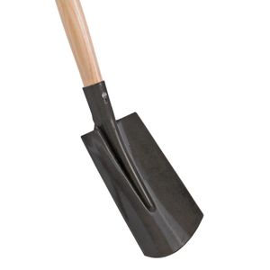 Mini zwarte spade / schep 75 cm   -