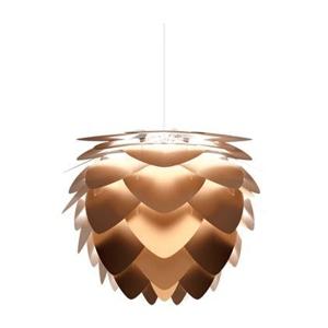 Umage Aluvia Mini hanglamp brushed bronze - met koordset wit - Ø 40 cm